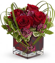 Sweet Thoughts Bouquet with Red Roses from Kinsch Village Florist, flower shop in Palatine, IL